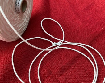 Candle wick round for all waxes including beeswax + soy wax wick candle cotton cotton wick