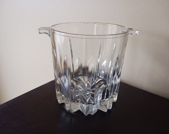 Vintage Glass Ice Bucket