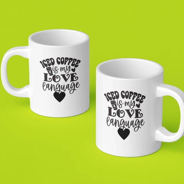 Regalo para los amantes del cafe, taza de cafe frio, taza 11oz