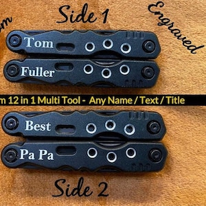 Custom Multitool Pliers Pocket Tool Camping Tool 12 in 1 Multi Tool for Men Multi Tool with Safety Lock Screwdriver Saw Bottle Opener Sheath