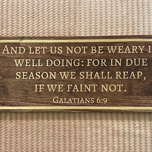 Personalized Bible Verse Wall Art Wood Sign, Christian Home Decor, Choose your Favorite Bible Passage Gift Plaque, Custom Scripture Wall Art