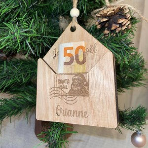 Personalized Christmas envelope, Personalized Christmas ball, Personalized Christmas ornament, Personalized Christmas decoration, Christmas tree