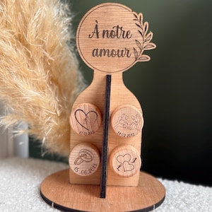 Portacorchos de vino personalizado, regalo para amantes del vino, regalo para papá, regalo para abuelo, regalo de vino