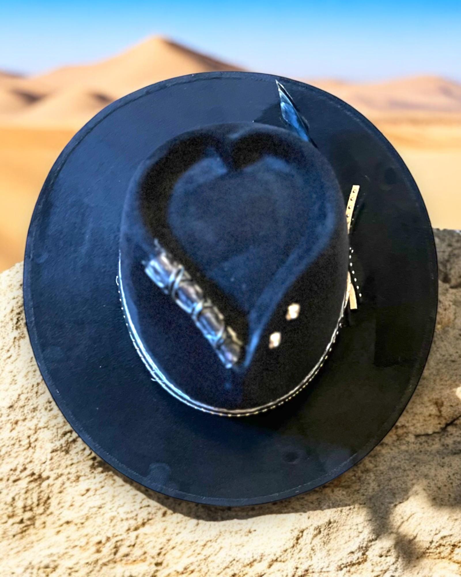Rhinestone Cowboy Hat, Covered Suede Heart Shaped Bedazzled Hats Barbie Pink Cowgirl Hat with Crystal Rhinestones – BuddyLove  main image 2