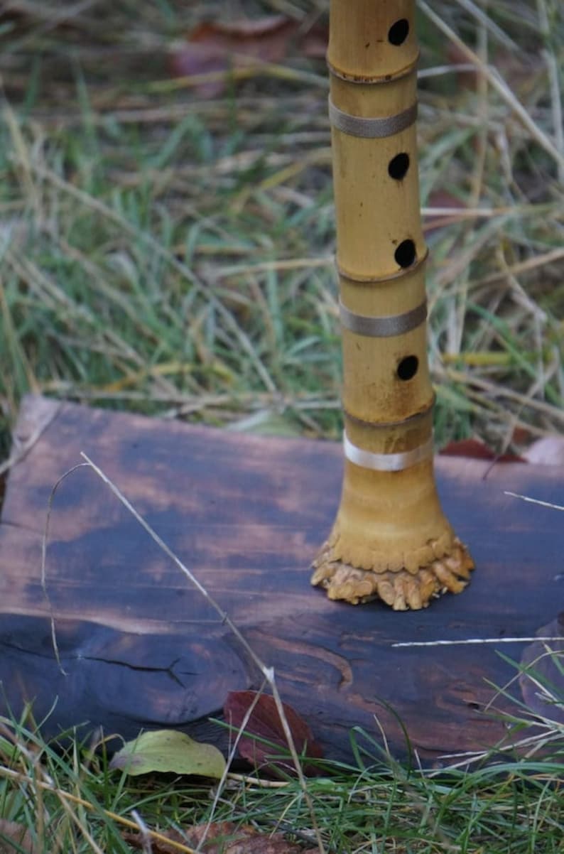 Little Moon Shakuhachi Zen Flute / Key D / 48 Cm Etsy