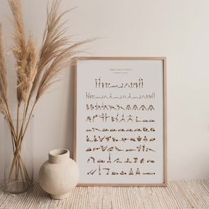 Ashtanga yoga primary series poster