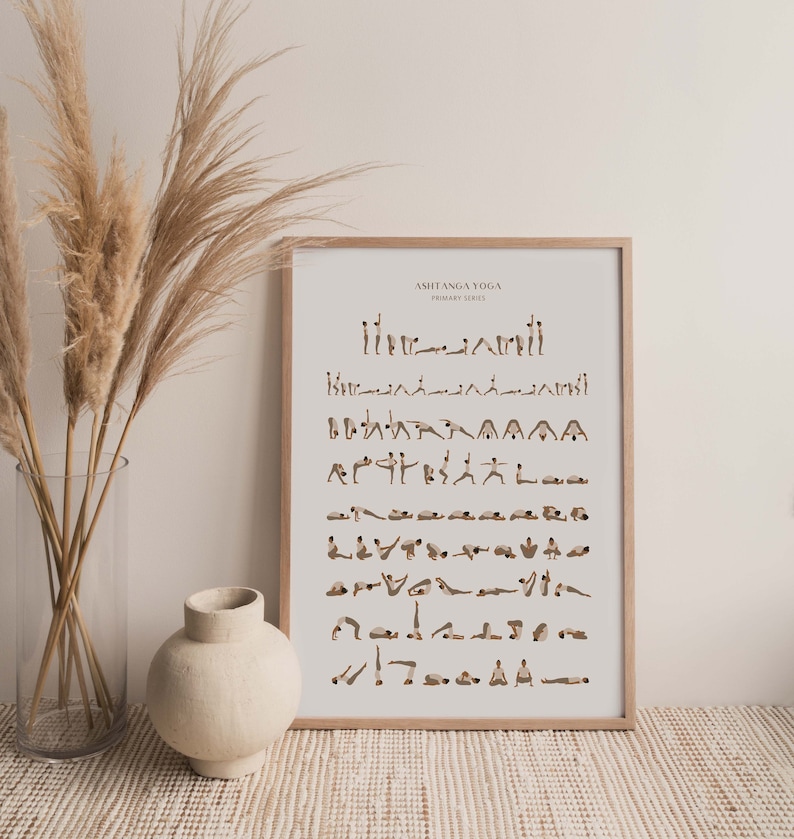 Ashtanga yoga primary series poster