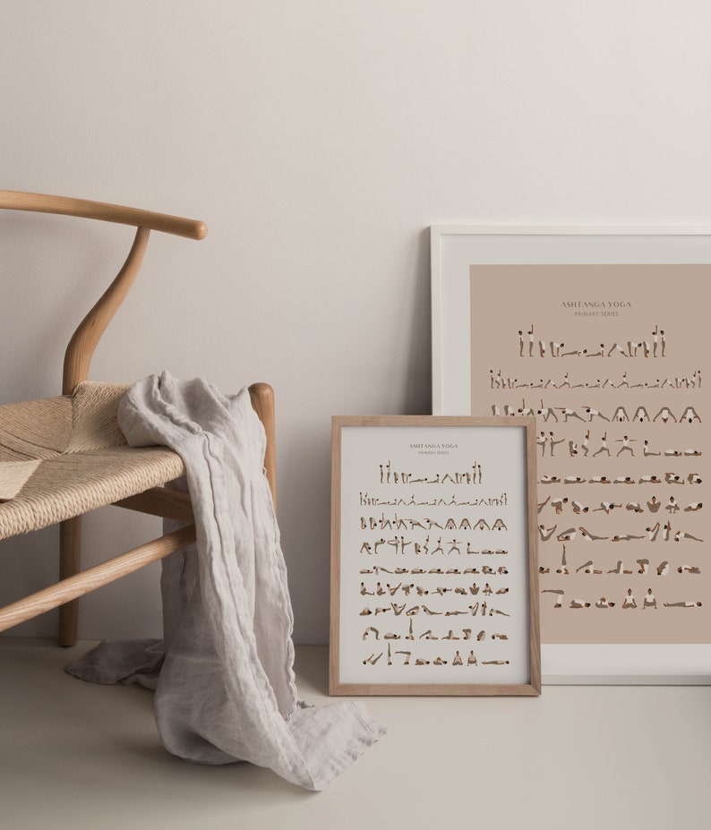 Ashtanga yoga primary series poster