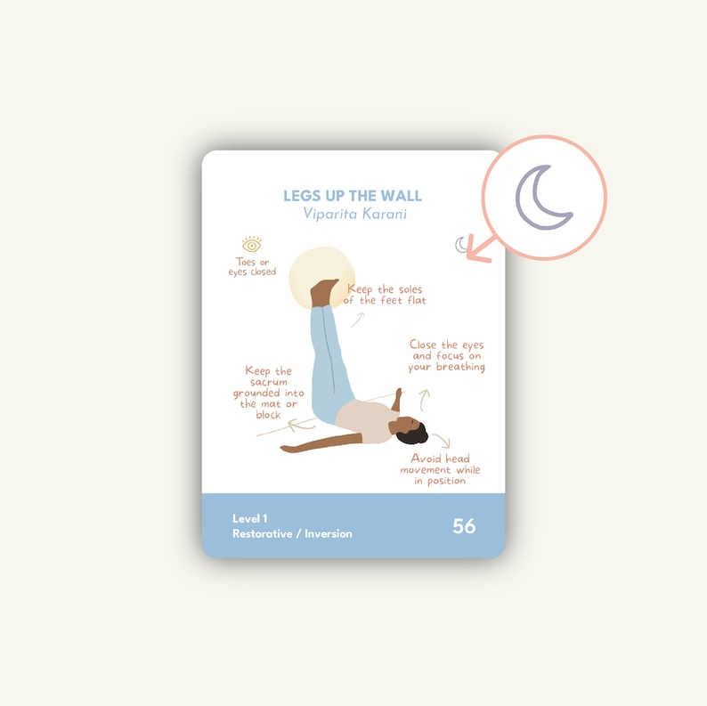 yoga card deck calming