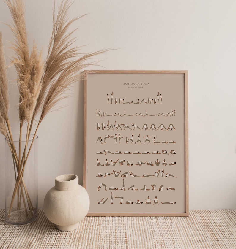 Ashtanga yoga primary series poster