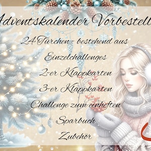 Adventskalender 2025 A6 / 0001 ! Bitte einzeln Bestellen!