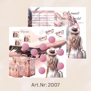 Around the World - 2er Klappkarte / 2007