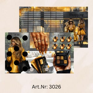 Fashion Shopping - 3er Klappkarte / 3026