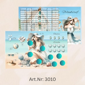 Urlaubsreif - 3er Klappkarte / 3010