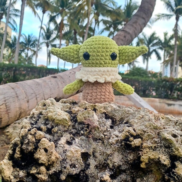 Peluche Bébé Yoda fait main