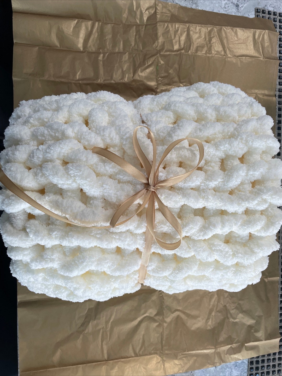 Chunky Knit Baby Blanket, Super Chunky Blanket, Thick Blanket, Bulky