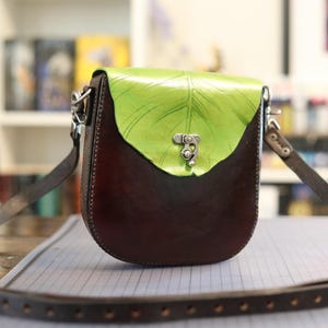 Leather Leafy Bag