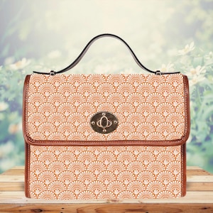 Sac à main pour femme bohème art déco, sac chic vintage, sacoche rétro moderne, accessoire d'élégance rustique, cadeau unique pour elle, sac à main minimaliste