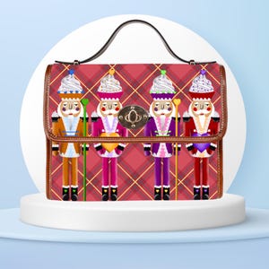 Sac à main pour femme romantique à carreaux casse-noisette, sac à main tartan pastel, sac fantaisiste mignon, adorable cartable, cadeau unique de Saint-Valentin pour elle