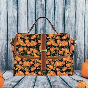 Sac à main citrouille élégant, sac Cottagecore d'automne, sac à main pour les fêtes d'automne, sac à main des récoltes d'Halloween, accessoire vintage, cadeau romantique pour petite amie