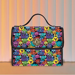 Sac à main femme monstre mignon, sac créature effrayante et vibrante, cartable créature effrayante folle, accessoire kawaii, cadeau étrange pour petite amie, sac Rave