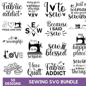 Sewing Svg Bundle, Sewing Png, Sewing Machine Svg, Sewing Clipart, Sewing Cut File, Sewing Png, Instant Download, Silhouette, Vector Files