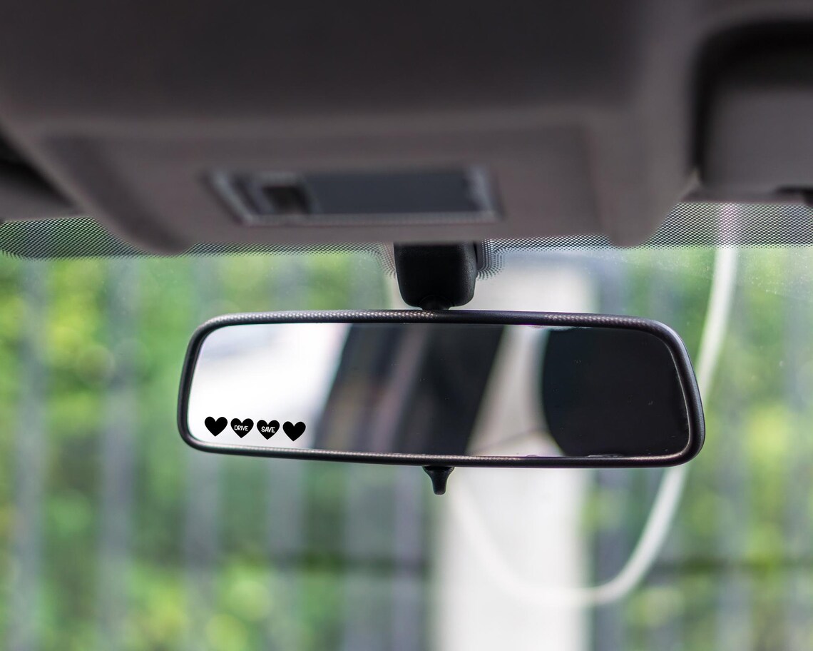 Car Mirror Saying SVG Bundle: Funny Rearview Decals (digital Download ...