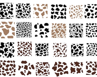 23+ Cow Print Svg Png Bundle, Animal Print Svg, Cow Print Pattern, Cow Print Clipart, Cow Pattern, Svg Files For Cricut, Instant Download