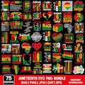 Juneteenth SVG PNG Bundle, Celebrate 1865 Design, We Are Black History Svg, Black History Month Png, Freedom Day Svg, Digital Download