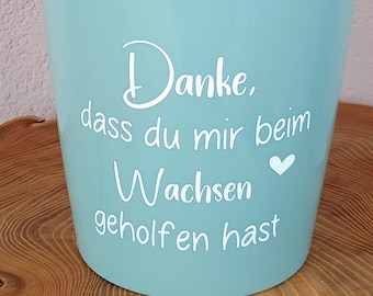Flowerpot | Thank you for helping me grow | customizable | educator | teacher | midwife