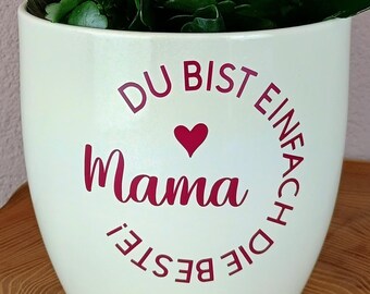 Flowerpot | Mom you are the best | Mother's Day | Birthday