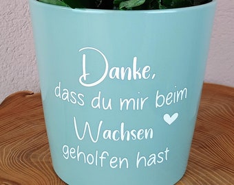 Sticker | Thank you for helping me grow | customizable | educator | teacher | midwife
