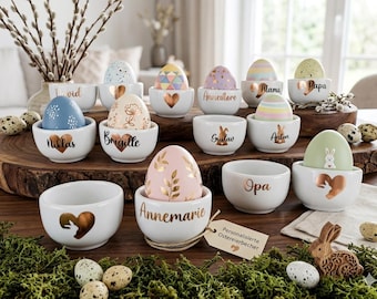 Egg cup | Personalized | Ceramic | Easter | Egg cup with name | Easter gift | Gift idea