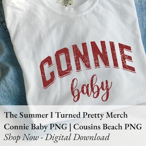 TSITP Connie Baby PNG, The Summer I Turned Pretty Cousins Beach Digital Download, Fan Art Design