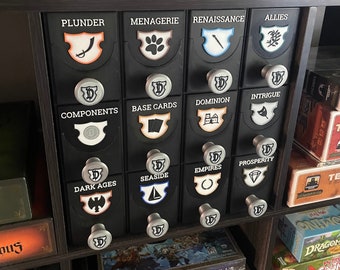 Dominion Game Organizer – Modular Storage, Sleeved Cards, Kallax Compatible