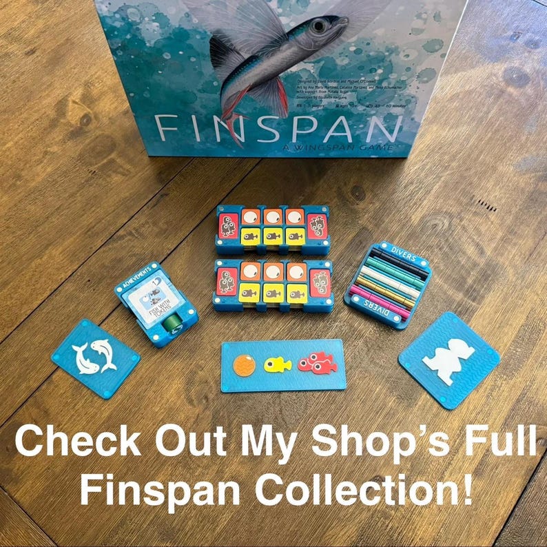 Finspan Premium Token Storage Set - Boardgame Organizer - Fits in ...