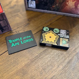 Clank! Temple of the Ape Lord Expansion - Token Storage - Organizer - Fits in game box w/ all Expansions