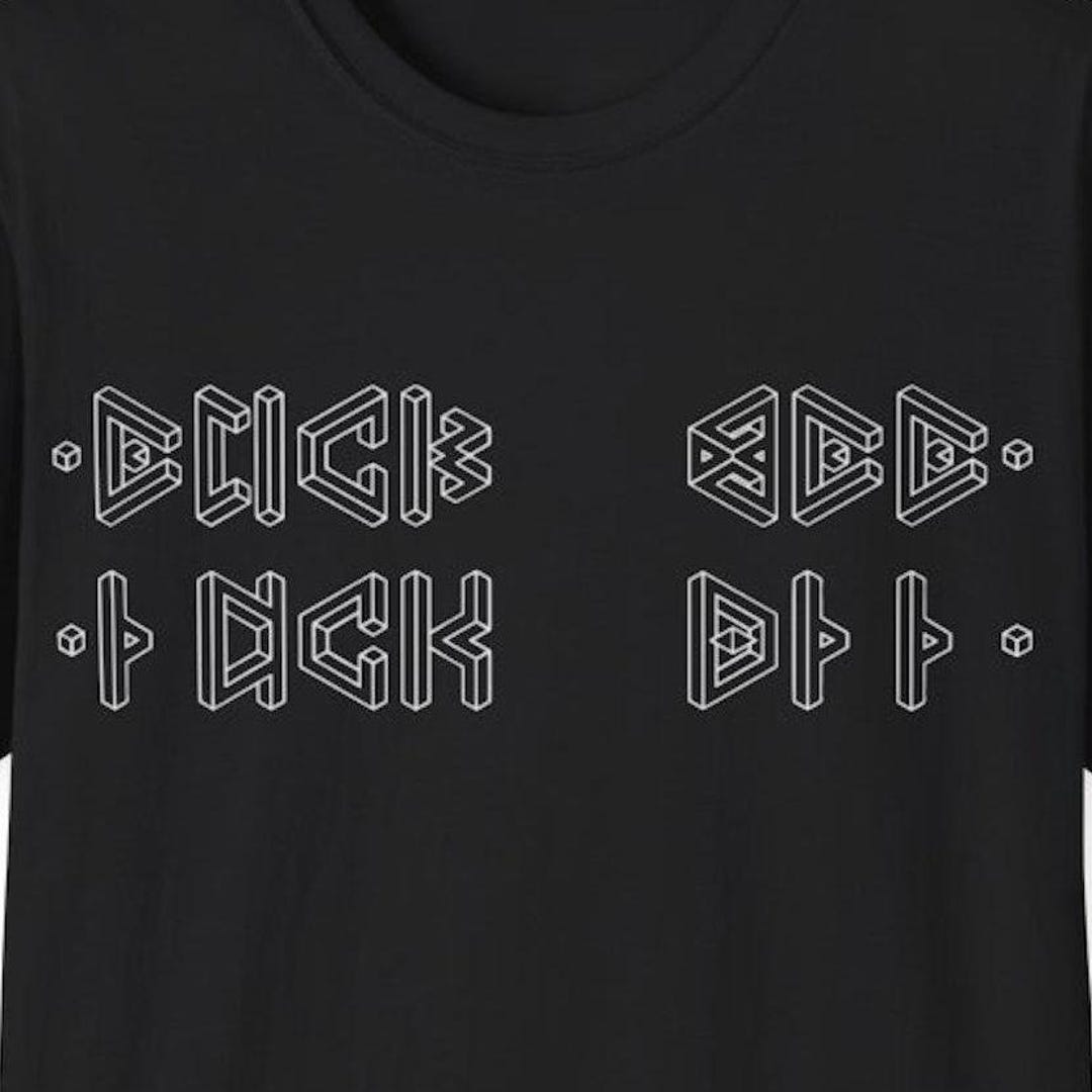 Fold up Shirt Hidden Message: FUCK OFF - Etsy