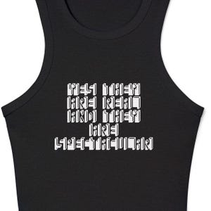Yes they are REAL - Women&#39;s Micro Rib Racer Tank Top