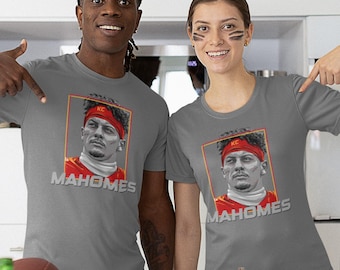 マホームズ KC ベクターデザイン Tシャツ、フットボール、チーフス、パトリック
