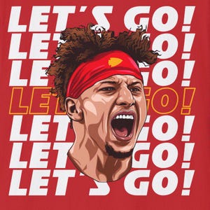 Mahomes Los geht&#39;s!! T-Shirt, Meister, Unisex Softstyle T-Shirt