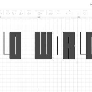 Negative Block Letters Custom Font - Negative Space Block - Etsy