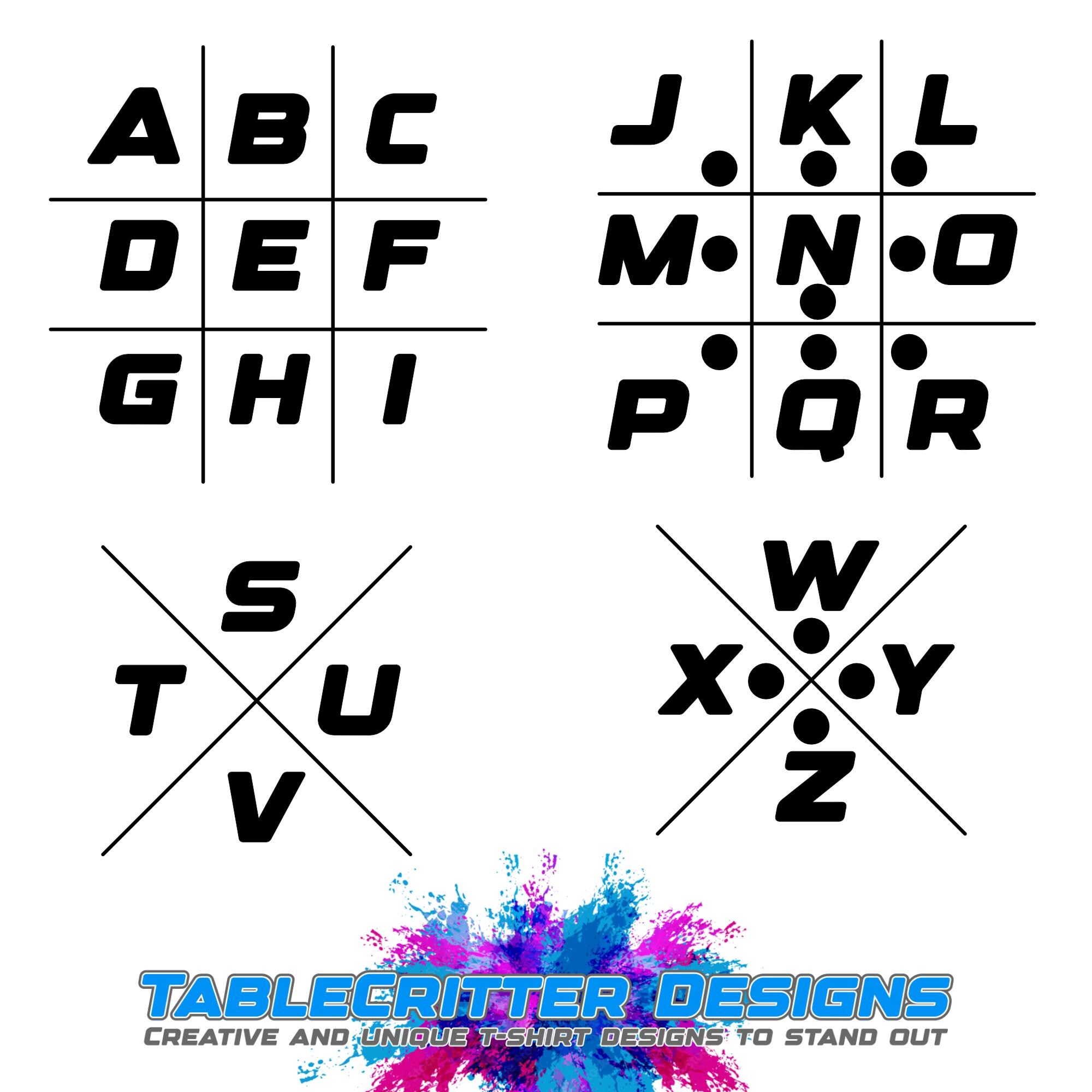 Custom Font CIPHER Code, Secret Code, Encode Text - Etsy