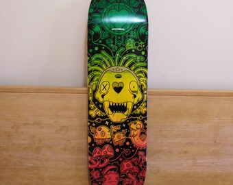 Natty - Hand painted skateboard deck
