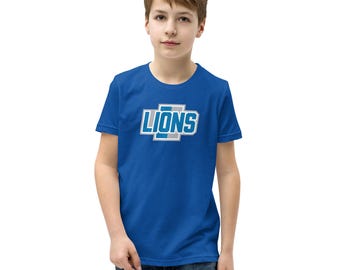 Detroit Lions Youth T-Shirt | Michigan Football Tee | Gift for Kids