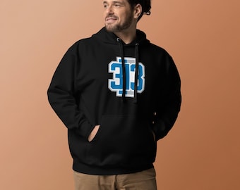 313 Detroit Lions Hoodie | Michigan Football Fan Sweatshirt