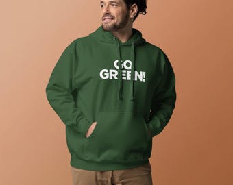 Go Green Michigan State Spartans Hoodie | MSU Fan Sweatshirt | Spartan Football Apparel