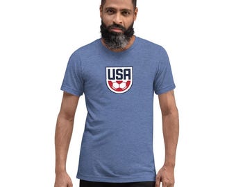 USA Soccer T-Shirt | United States Football Fan Graphic Tee | USMNT Shirt | American Soccer Gift