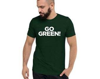 Go Green Michigan State Spartans T-Shirt | MSU Football Fan Tee