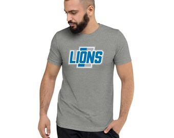 Detroit Lions Graphic Tee | Vintage Fit Football Shirt | Michigan Sports